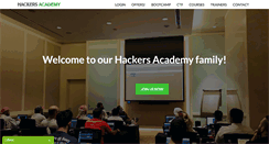 Desktop Screenshot of hackersacademy.com